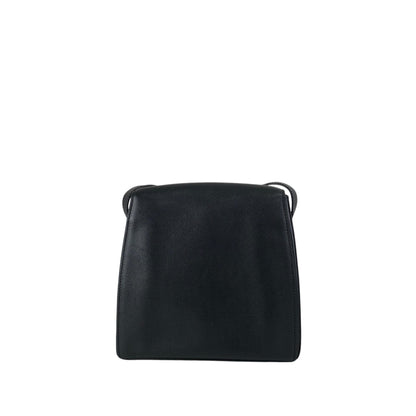 CELINE Gancini Shoulder bag Black Vintage y386id
