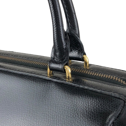 CELINE Two-way Small Boston bag Shoulder bag Black Vintage mh45yy