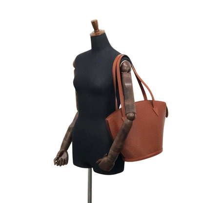 LOUIS VUITTON Epi Handbag Brown Vintage u5h6dx