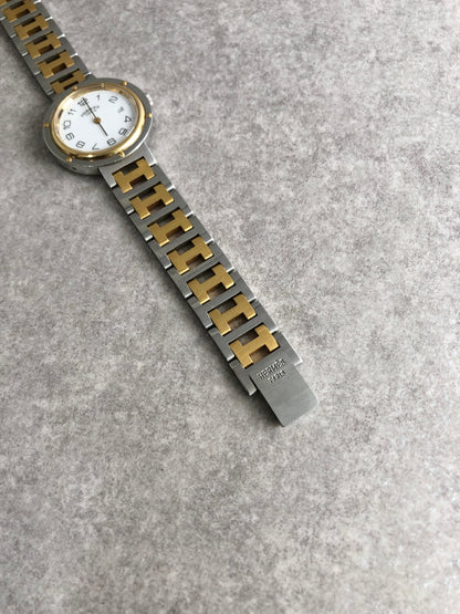 HERMES Watch Gold×Silver Vintage gmrz5y