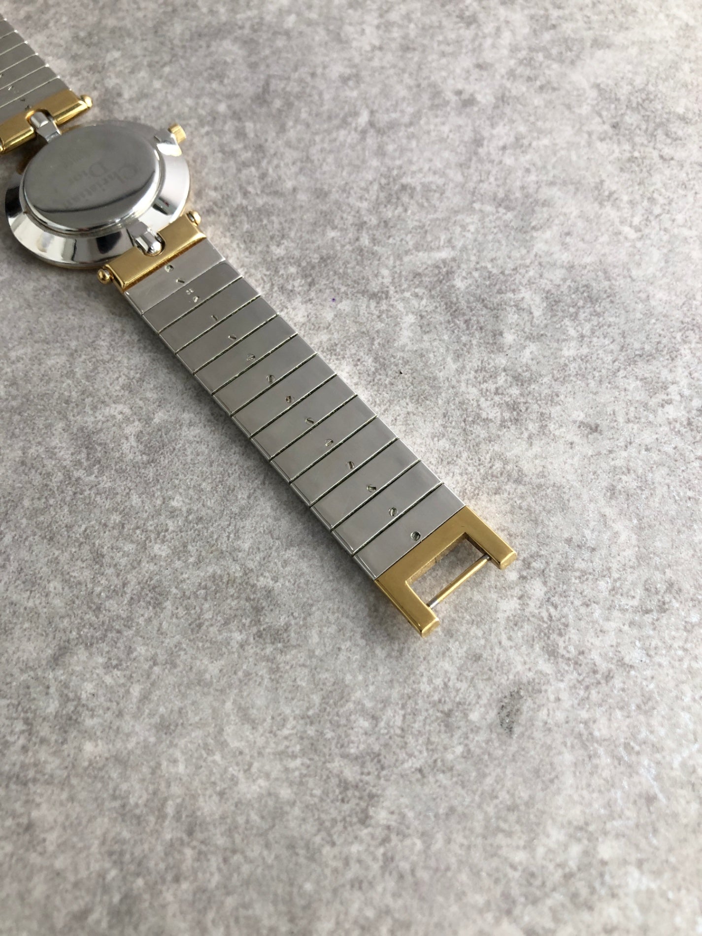 Christian Dior Logo Quartz Watch Silver 3026 Vintage sxevgu
