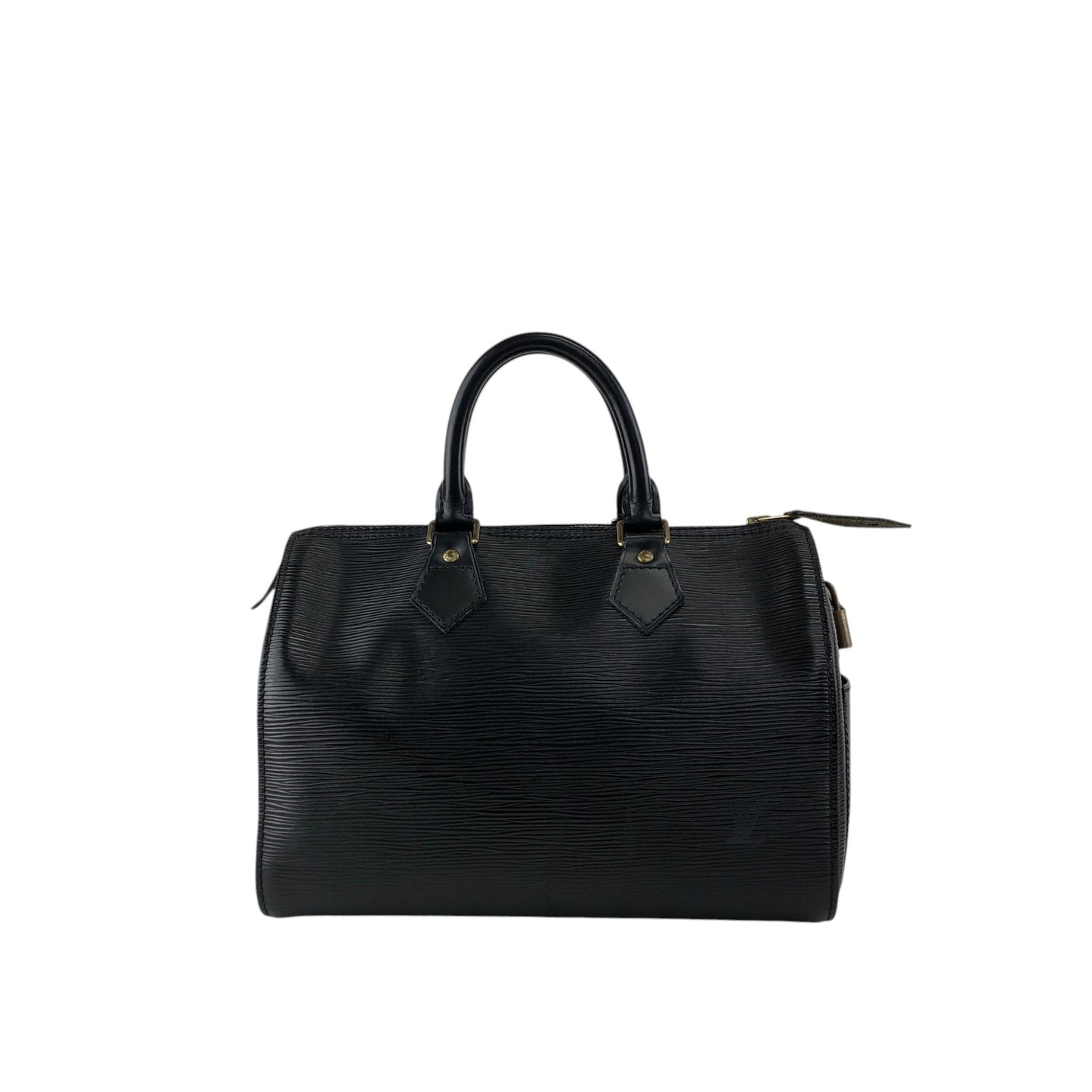 LOUIS VUITTON Epi Small Boston bag Handbag Black Vintage fd7wa4