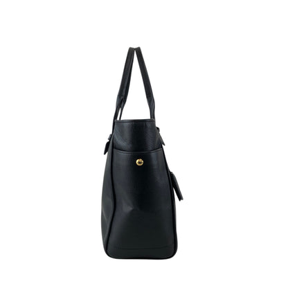 LOEWE Logo Embossed Totebag Black Vintage sfdiue