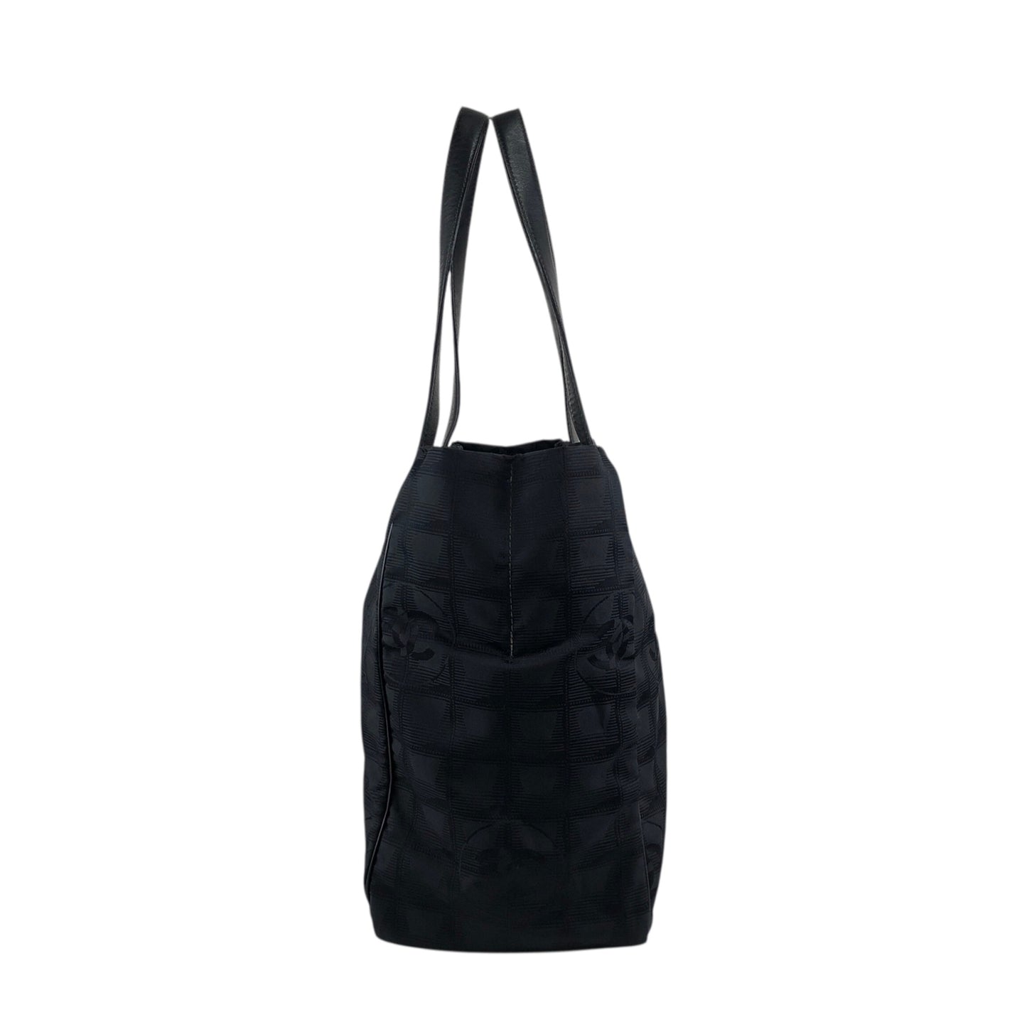 CHANEL New Travel Line Totebag Black Vintage wd2eic