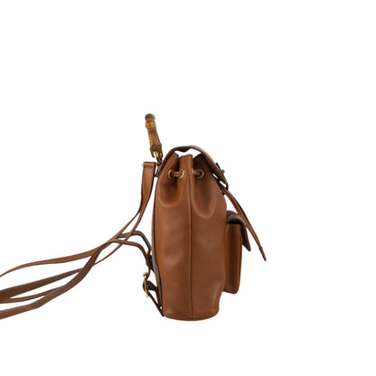 GUCCI Sherry Line Backpack Brown Vintage bedbja