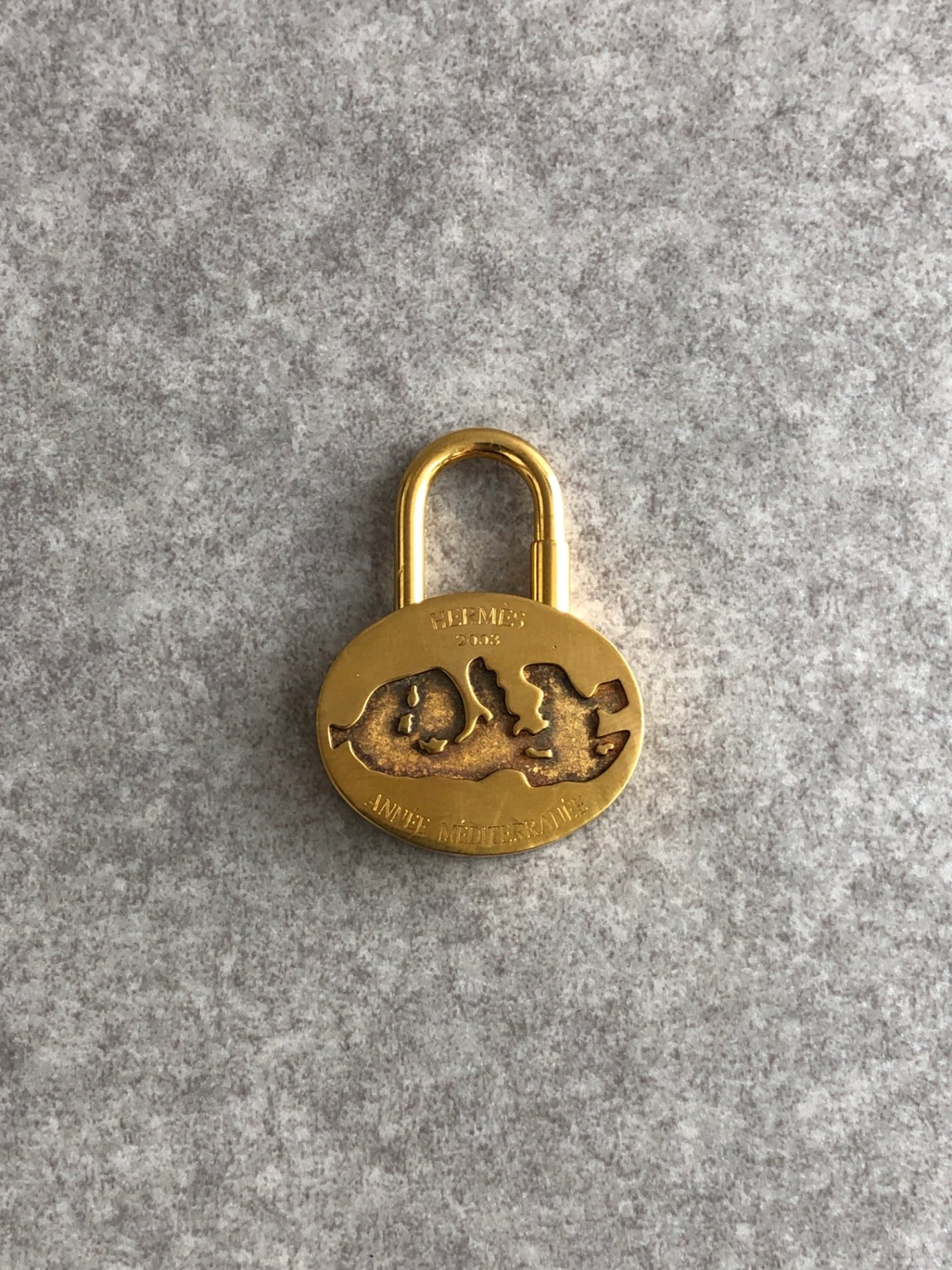 HERMES Padlock Gold Vintage zmavc5