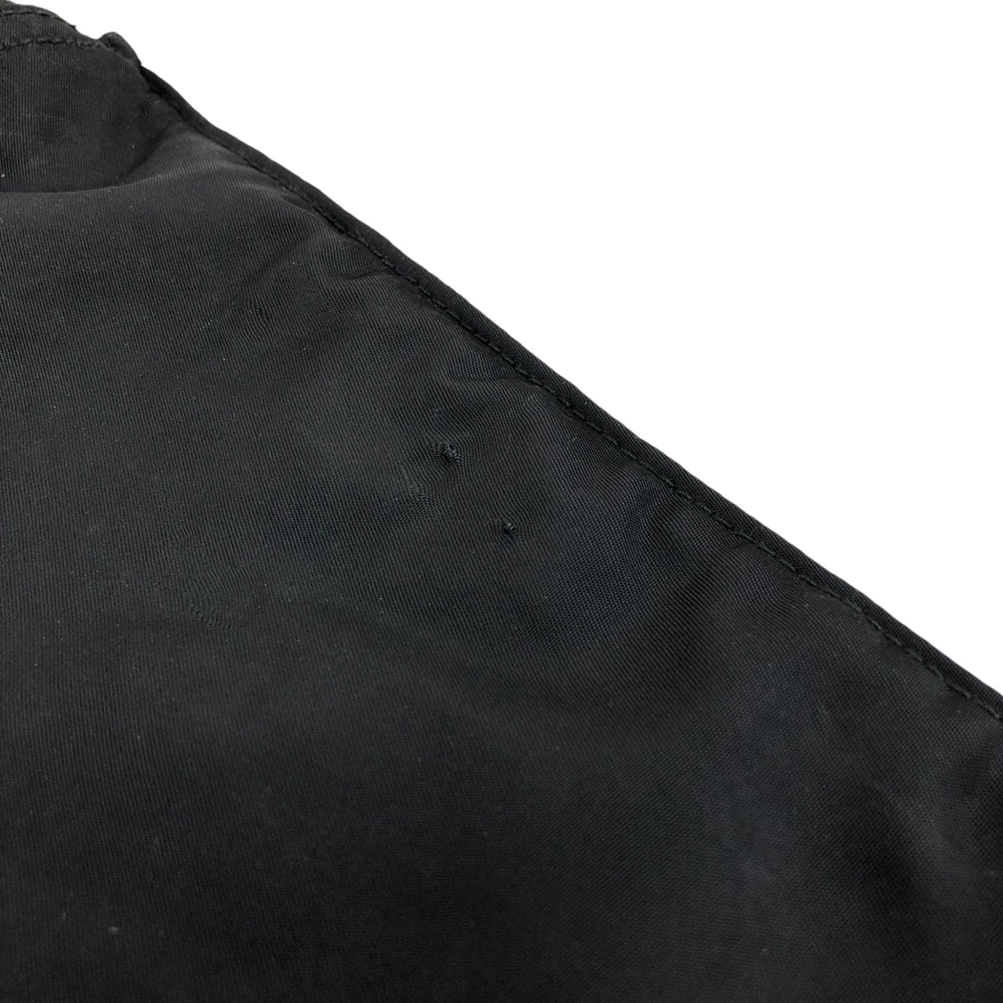 PRADA Tessuto Triangle Logo Totebag Black Vintage 4zvity