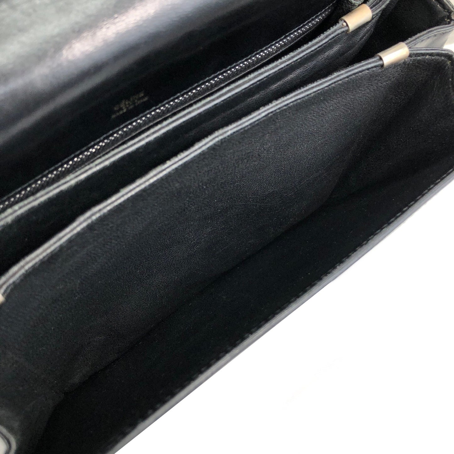CELINE Horse Carriage Shoulder bag Black Vintage rx5dkd