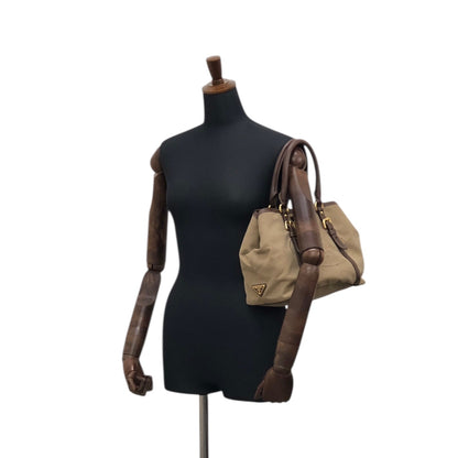 PRADA 標誌手袋 棕色 復古 7avgyx