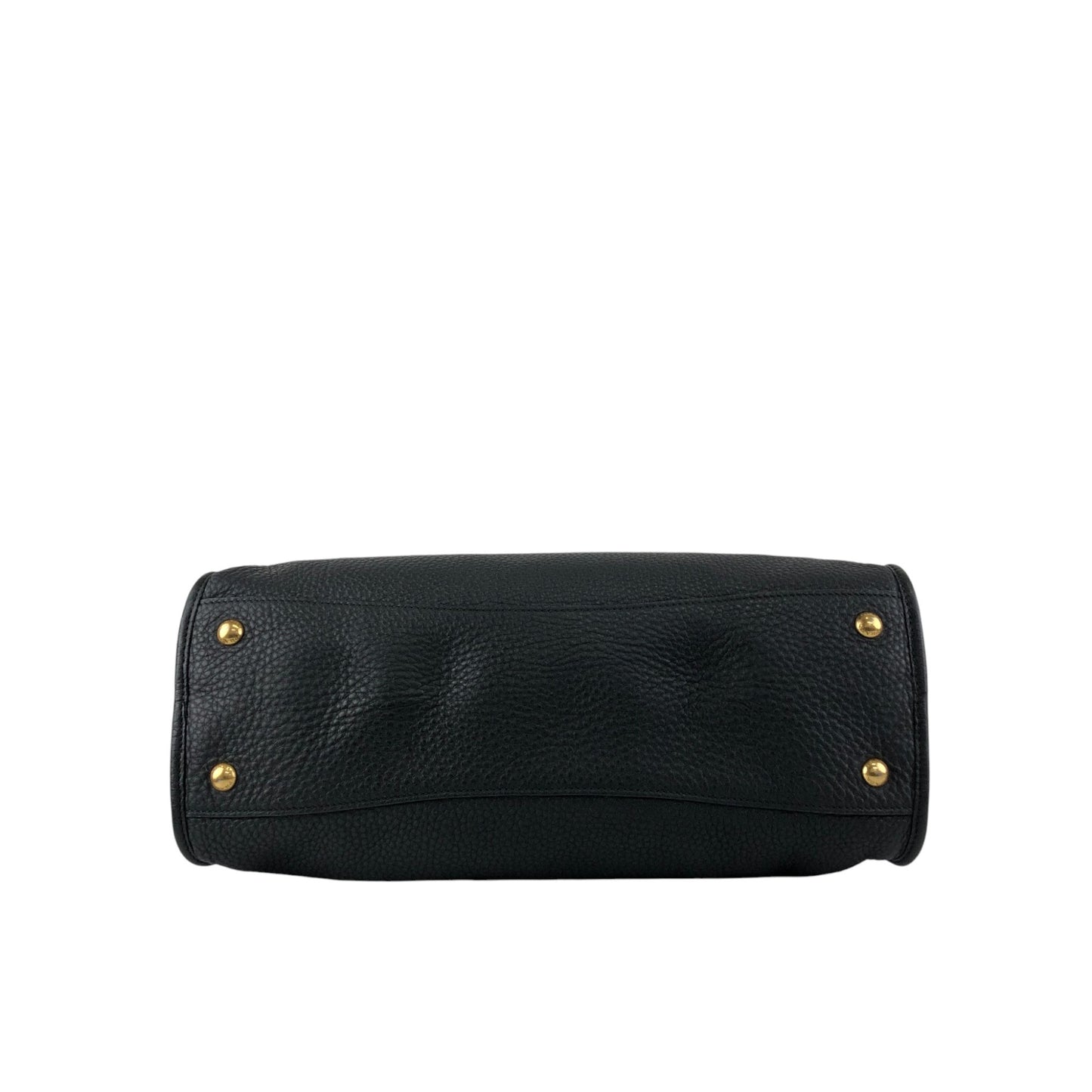 PRADA Logo Two-way Handbag Shoulder bag Black Vintage bwhz6p
