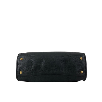 PRADA Logo Two-way Handbag Shoulder bag Black Vintage bwhz6p