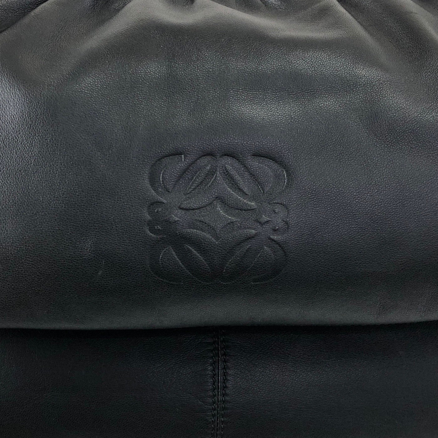 LOEWE Anagram Shoulder bag Black Vintage ymu5m6