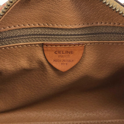 CELINE Macadam Two-way Handbag Shoulder bag Beige Vintage vwi2wp