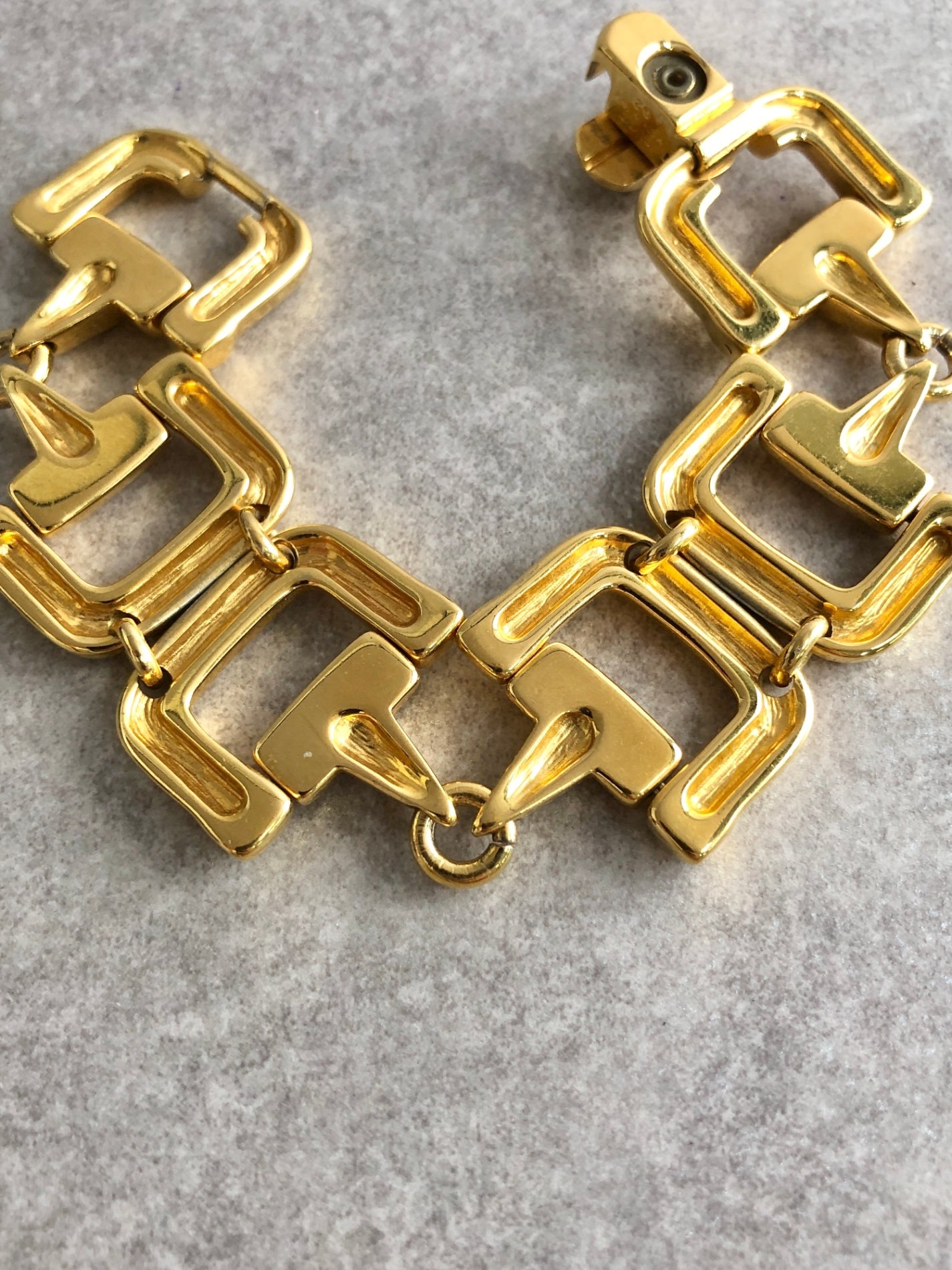 GUCCI Horse Bit Tom Ford Era Bracelet Gold Vintage xc7jci