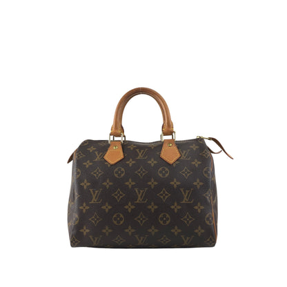 LOUIS VUITTON Monogram Small Boston bag Handbag Brown Vintage szn2aw
