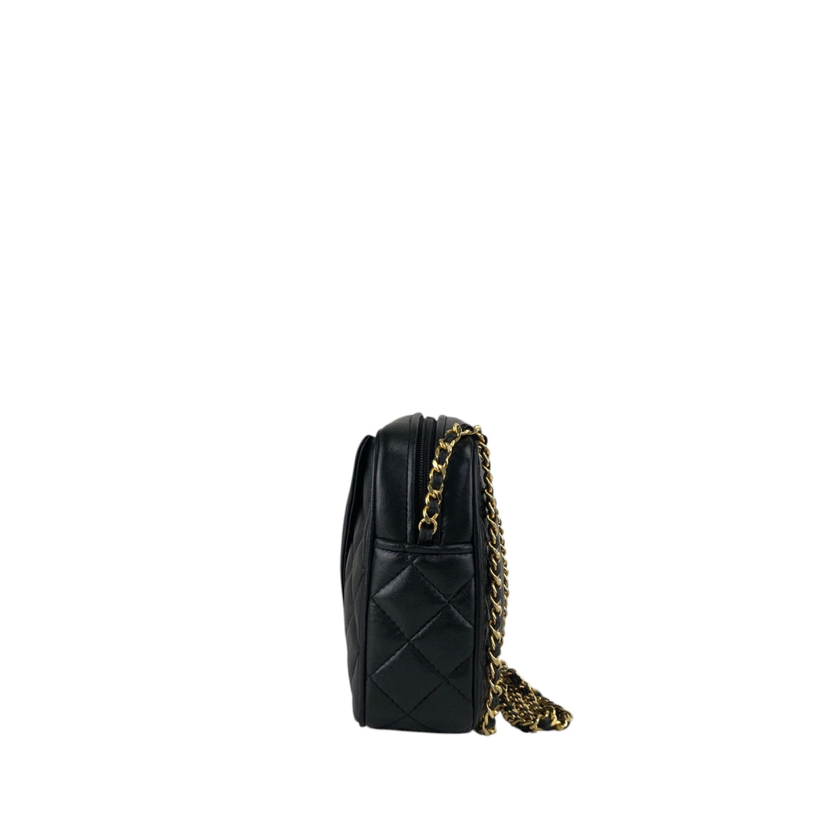 GIVENCHY Logo Tassel Chain Shoulder bag Black Vintage sgwgmf
