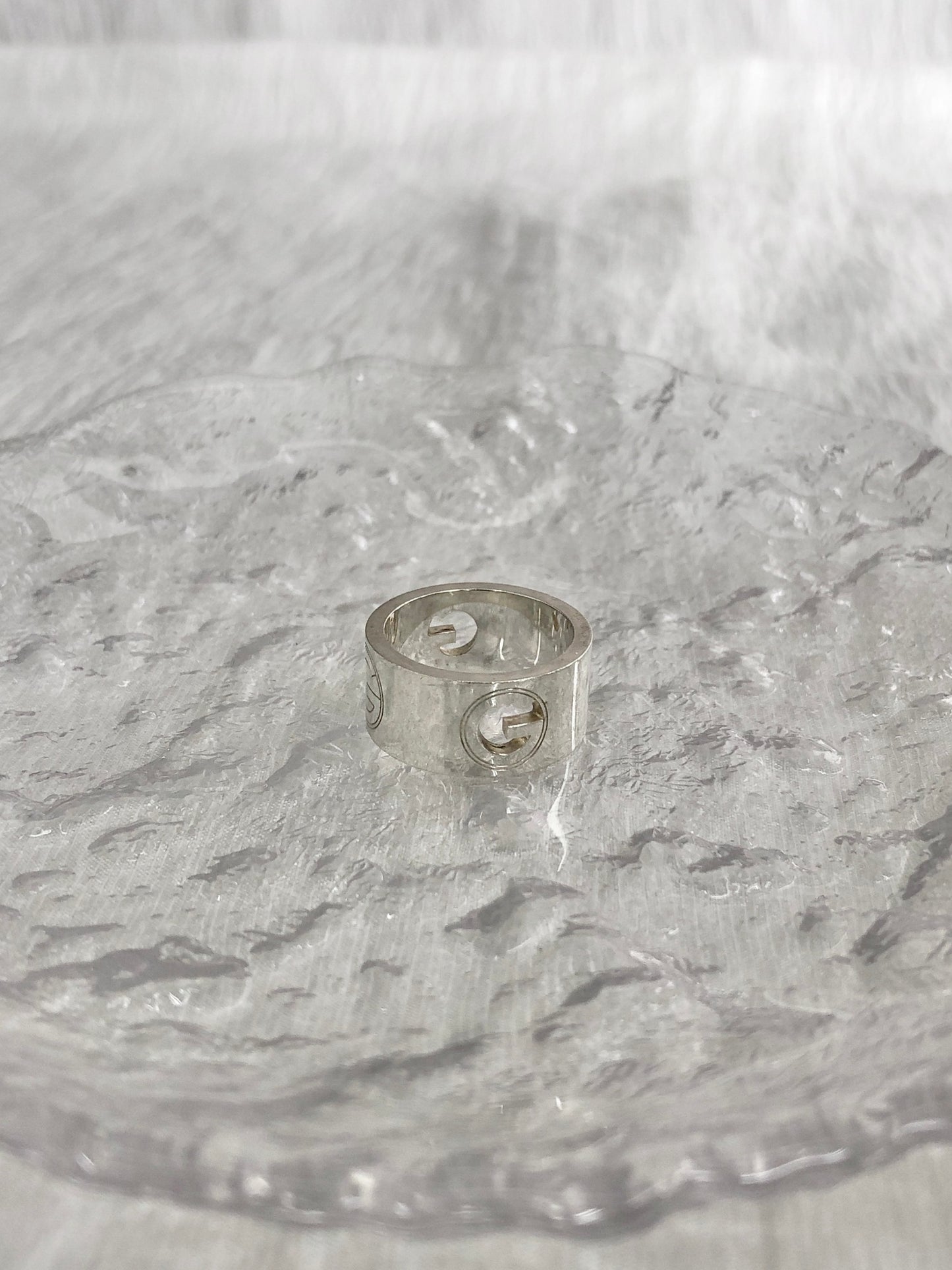 GUCCI SILVER925 Ring Silver Vintage z882dm