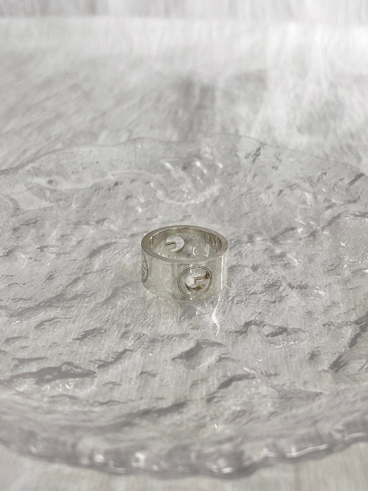 GUCCI SILVER925 Ring Silver Vintage z882dm