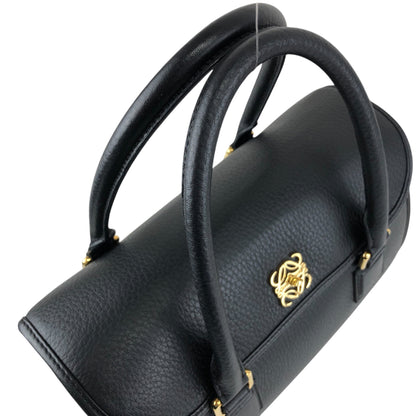 LOEWE Anagram Two-way Handbag Shoulder bag Black Vintage rz7tmx