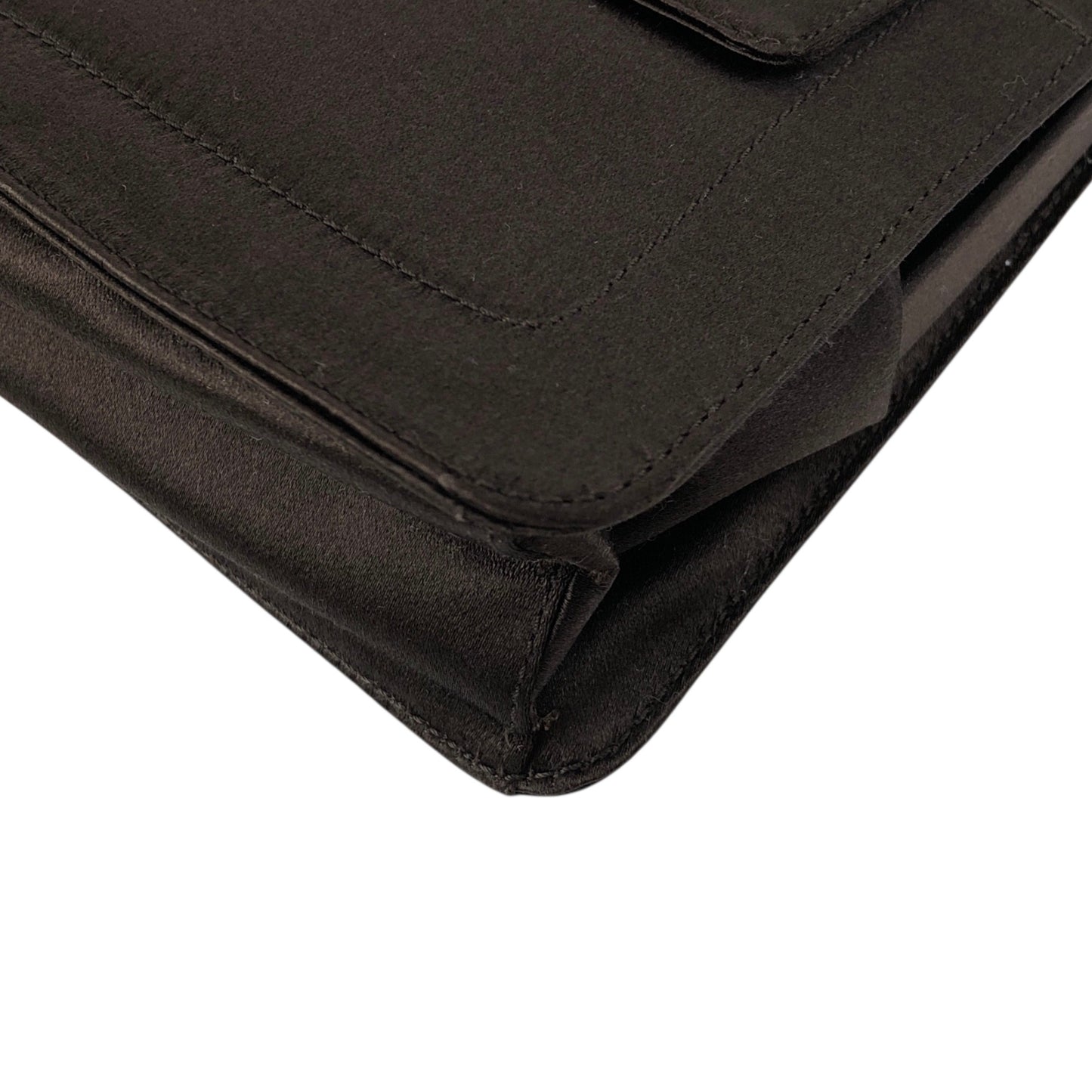 PRADA Metal Closure Shoulder bag Brown Vintage z6hamg