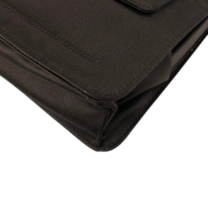 PRADA Metal Closure Shoulder bag Brown Vintage z6hamg