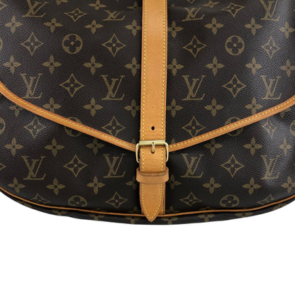 LOUIS VUITTON Monogram 單肩包 棕色 復古 fya5dp