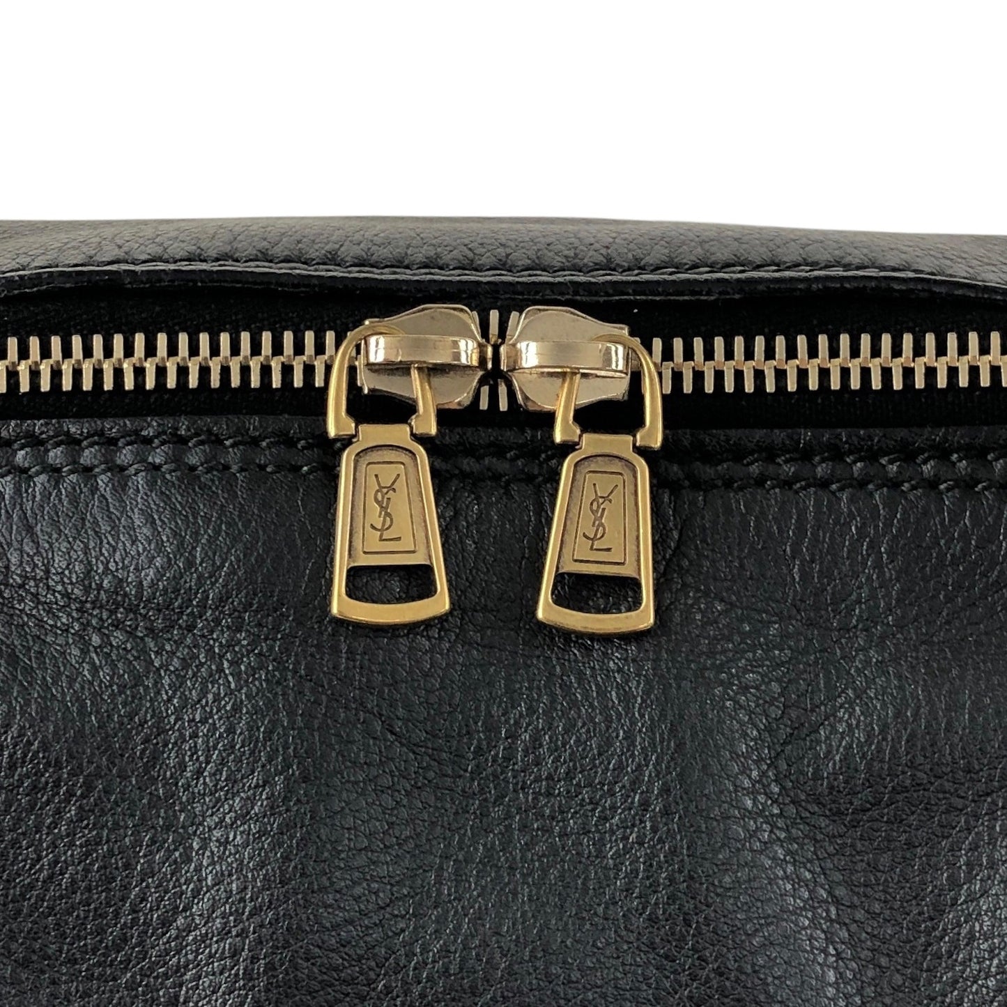 Yves Saint Laurent Two-way Handbag Shoulder bag Black Vintage wu64ez