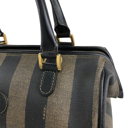 FENDI Pecan Two-way Small Boston bag Shoulder bag Black Vintage ze6stg