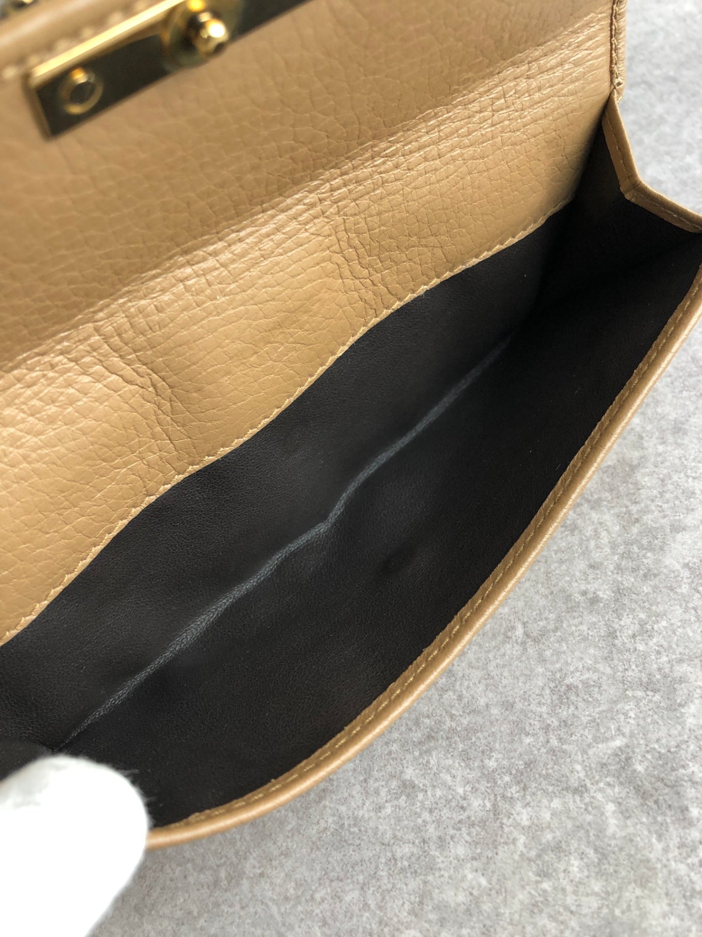 GUCCI Bamboo Long Wallet Beige Vintage kj6mc3