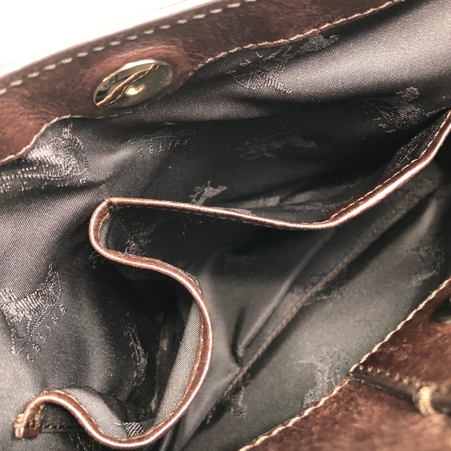 CELINE 馬車圖案肩背包 Hobobag 棕色 復古 icwcbk