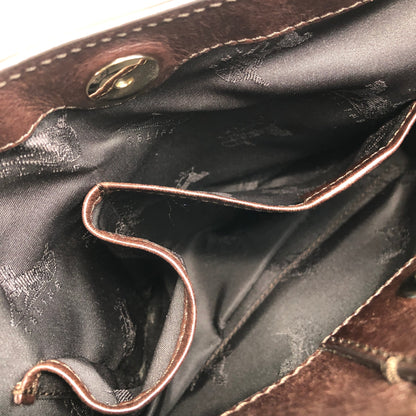 CELINE 馬車圖案肩背包 Hobobag 棕色 復古 icwcbk