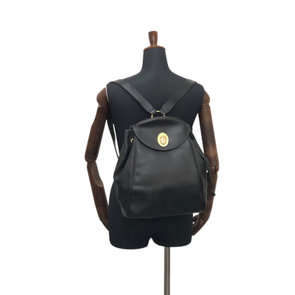 Christian Dior CD Logo Backpack Black Vintage nrnd3i