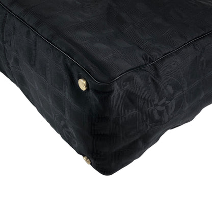 CHANEL New Travel Line Totebag Black Vintage tnjpfz