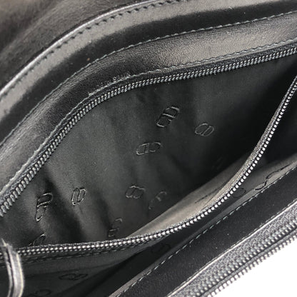 Christian Dior CD Logo Chain Shoulder bag Black Vintage iiv2uk