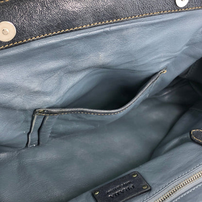 PRADA Triangle Logo Handbag Gray Vintage x8guys