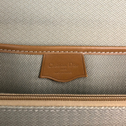 Christian Dior Trotter Handbag Beige Vintage dz5dit