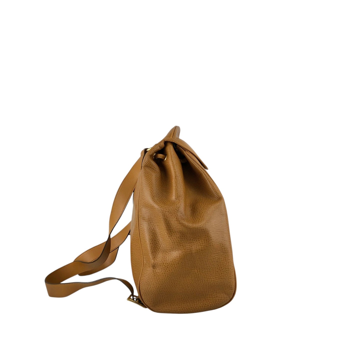 Christian Dior CD Logo Backpack Brown Vintage 43i8tp