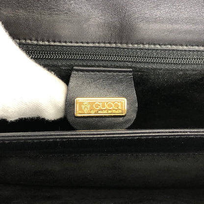 GUCCI GG logo Shoulder bag Black Vintage ugbam2