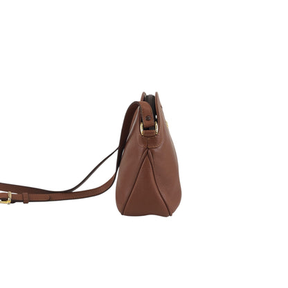 CELINE Blason Shoulder bag Brown Vintage 5amhvr