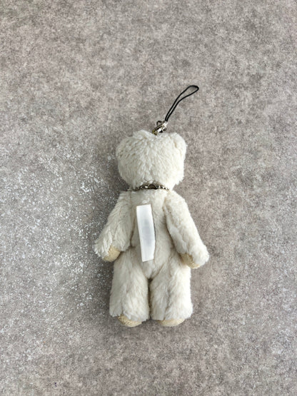 CELINE Blason bear Motif Charm White Vintage mfixju