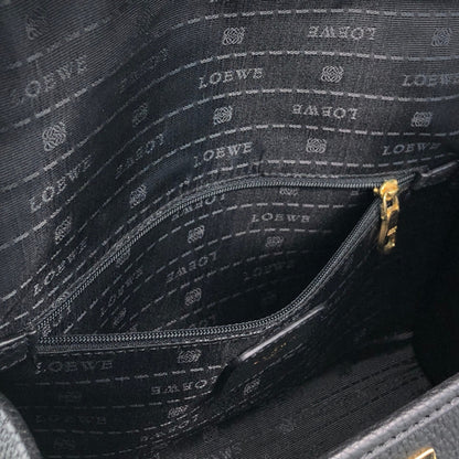 LOEWE Anagram Turn Lock Two-way Small Boston bag Shoulder bag Black Vintage v54wyi