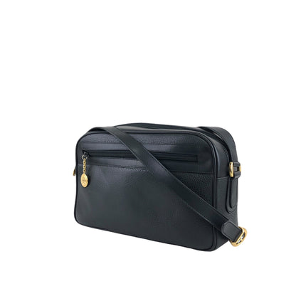 GUCCI Charm Shoulder bag Black Vintage cn224w