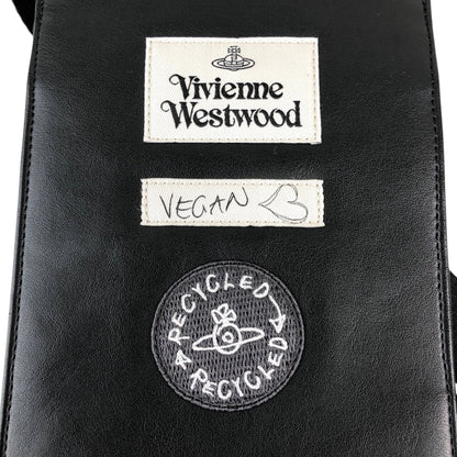 Vivienne Westwood Front Buckle Shoulder bag Black Vintage menukg
