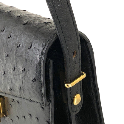 CELINE Horse Carriage Shoulder bag Black Vintage d66xv8