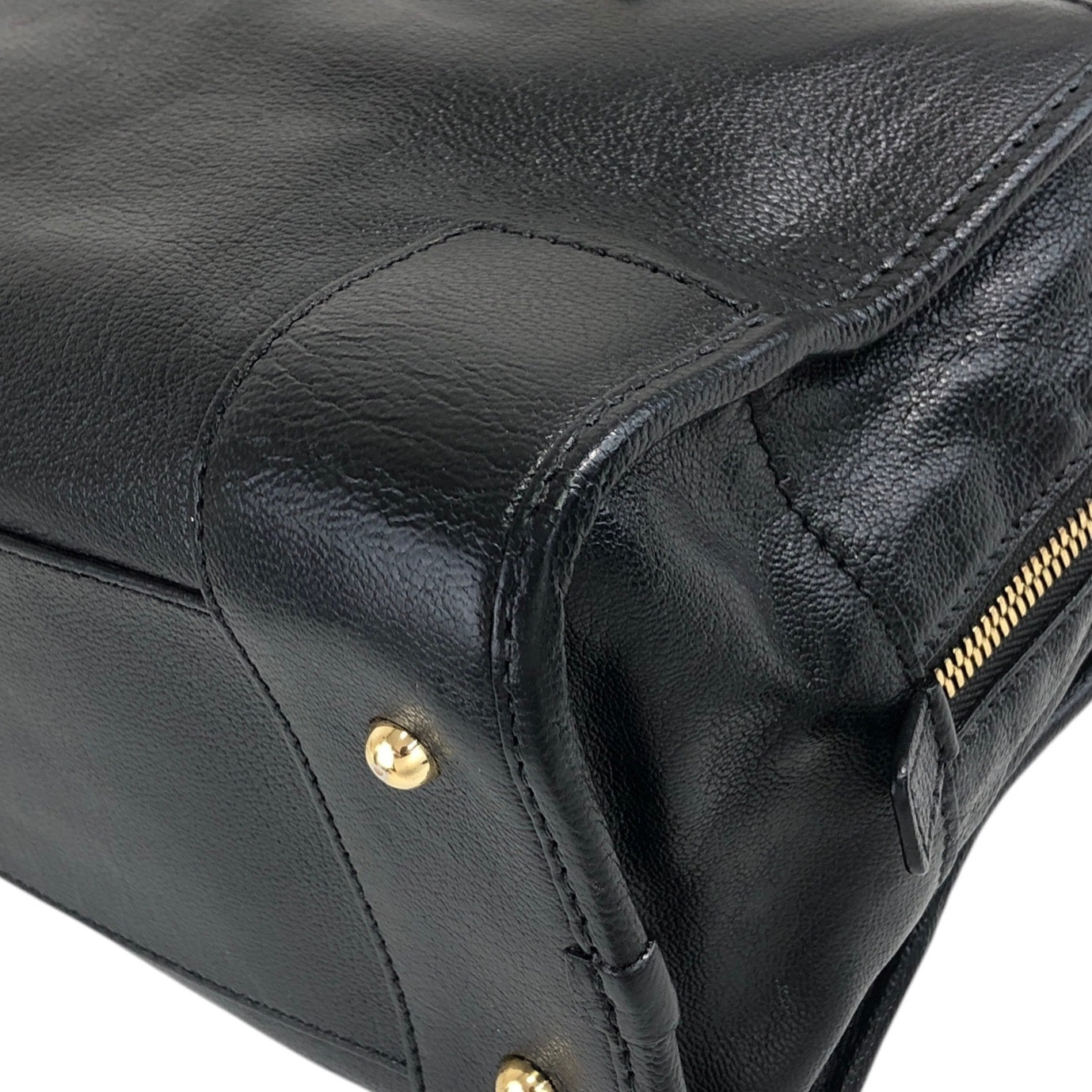 LOEWE Amazona28 Anagram Two-way Boston bag Shoulder bag Black Vintage v3dz54