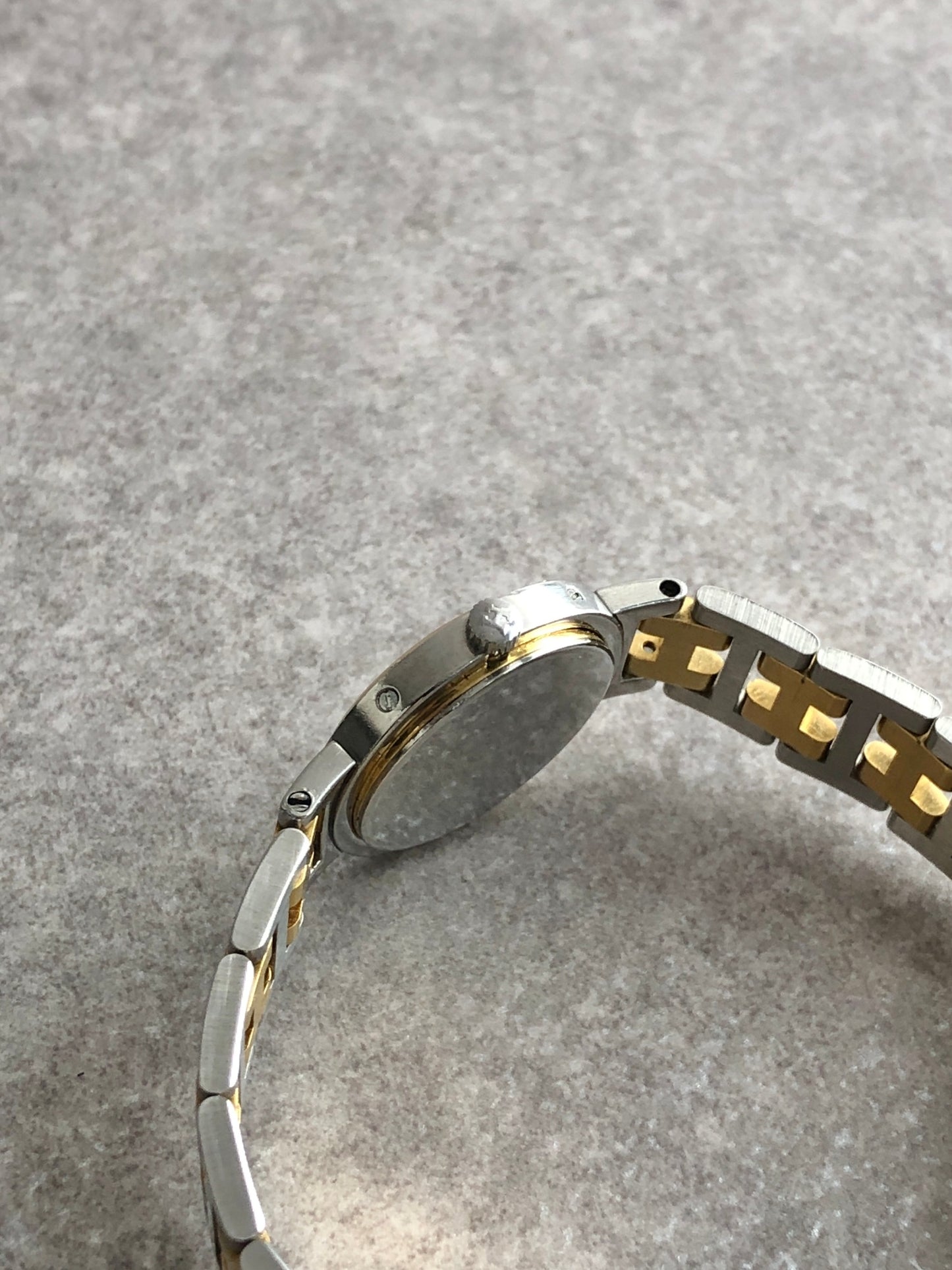 HERMES Quartz Watch Gold×Silver 317623 Vintage aai6x8