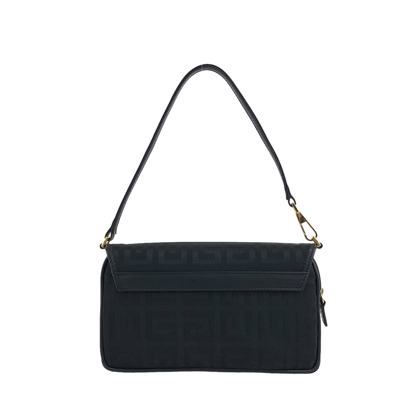 GIVENCHY Logo Shoulder bag Black Vintage 5cprpw