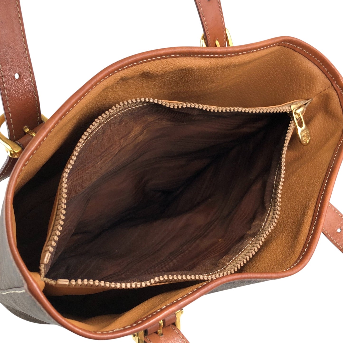 CELINE Macadam Blason Totebag Brown Vintage 6im6cj