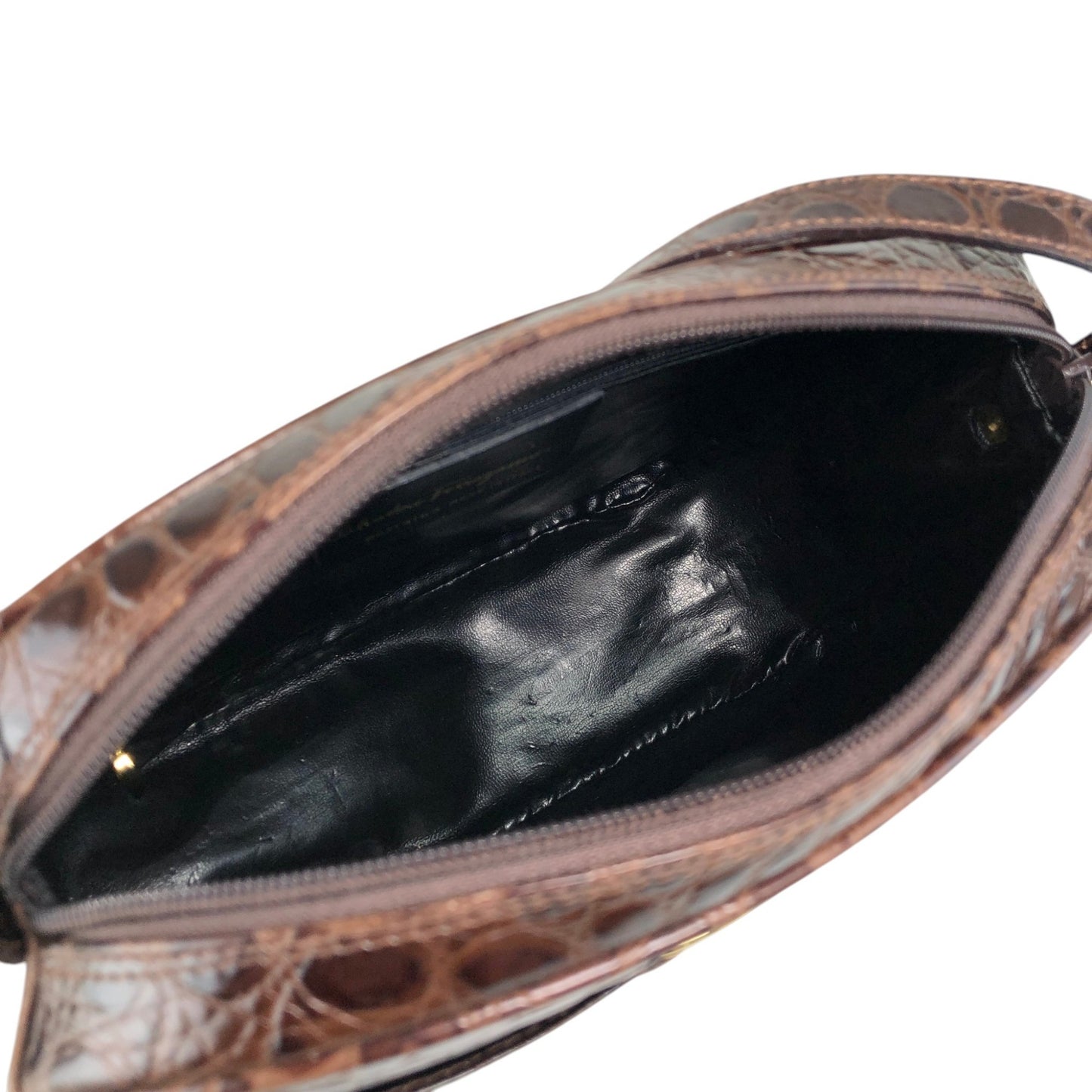 Salvatore Ferragamo Vala Ribbon Shoulder bag Brown Vintage xth3zu