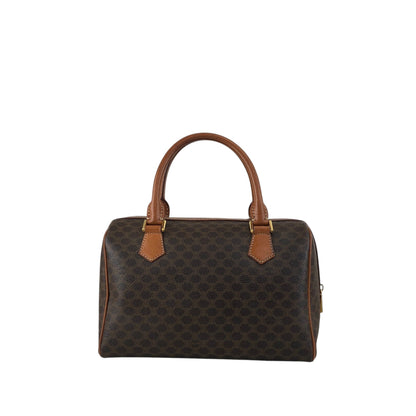CELINE Macadam Triomphe Handbag Brown Vintage kavesa